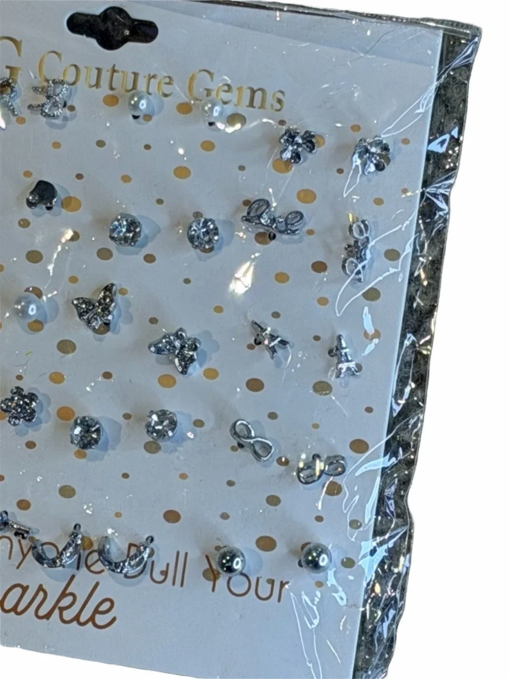 Couture Gems Silver Accent Earring Set 20 Pair